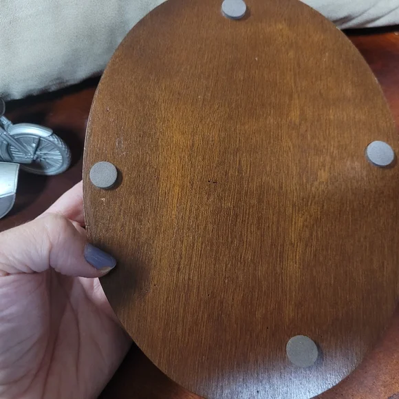 1992 Fine Pewter Harley Davidson Silver Motorcycle Sculpture #1919 Of 2,500 - Picture 9 of 9